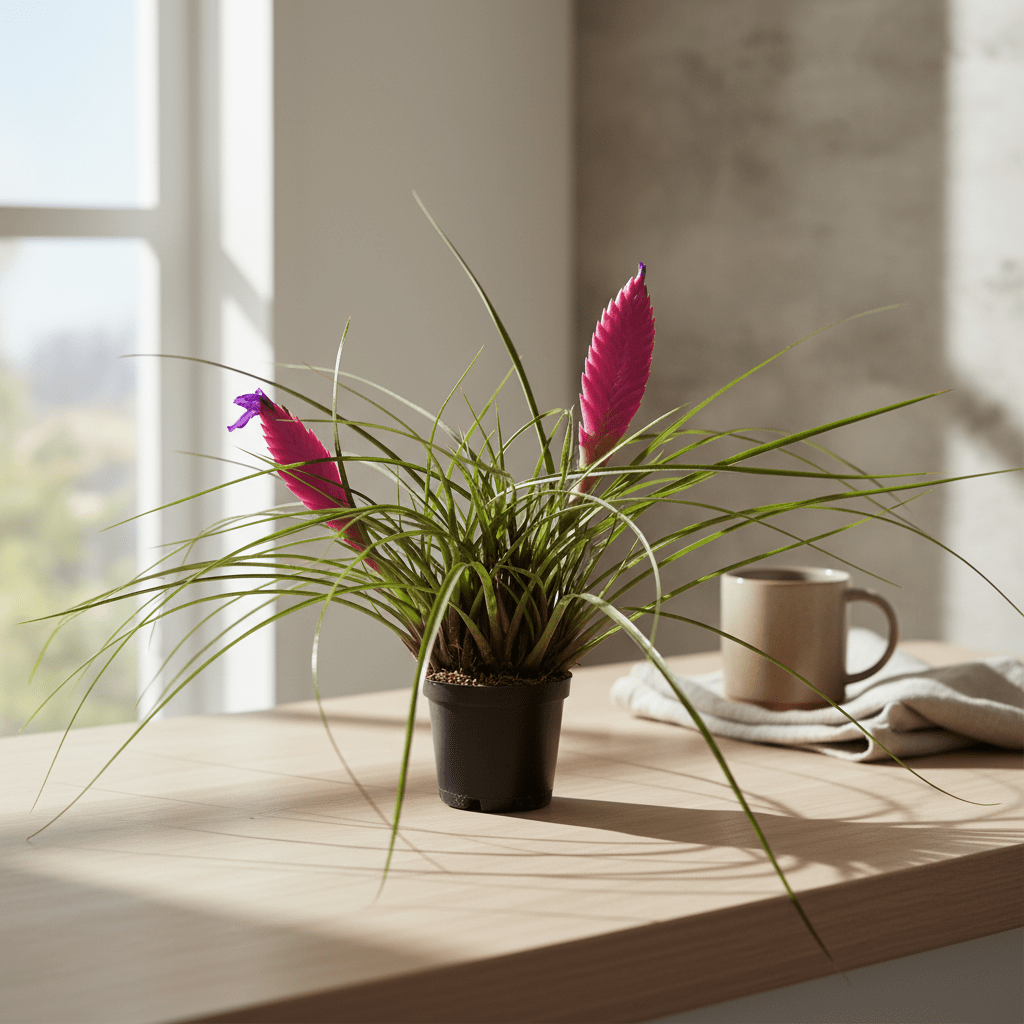 tillandsia planta de aire Tillandsia Paradise: Planta de Aire Exótica con Flor