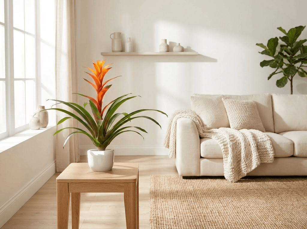 Bromelias Guzmania Naranja