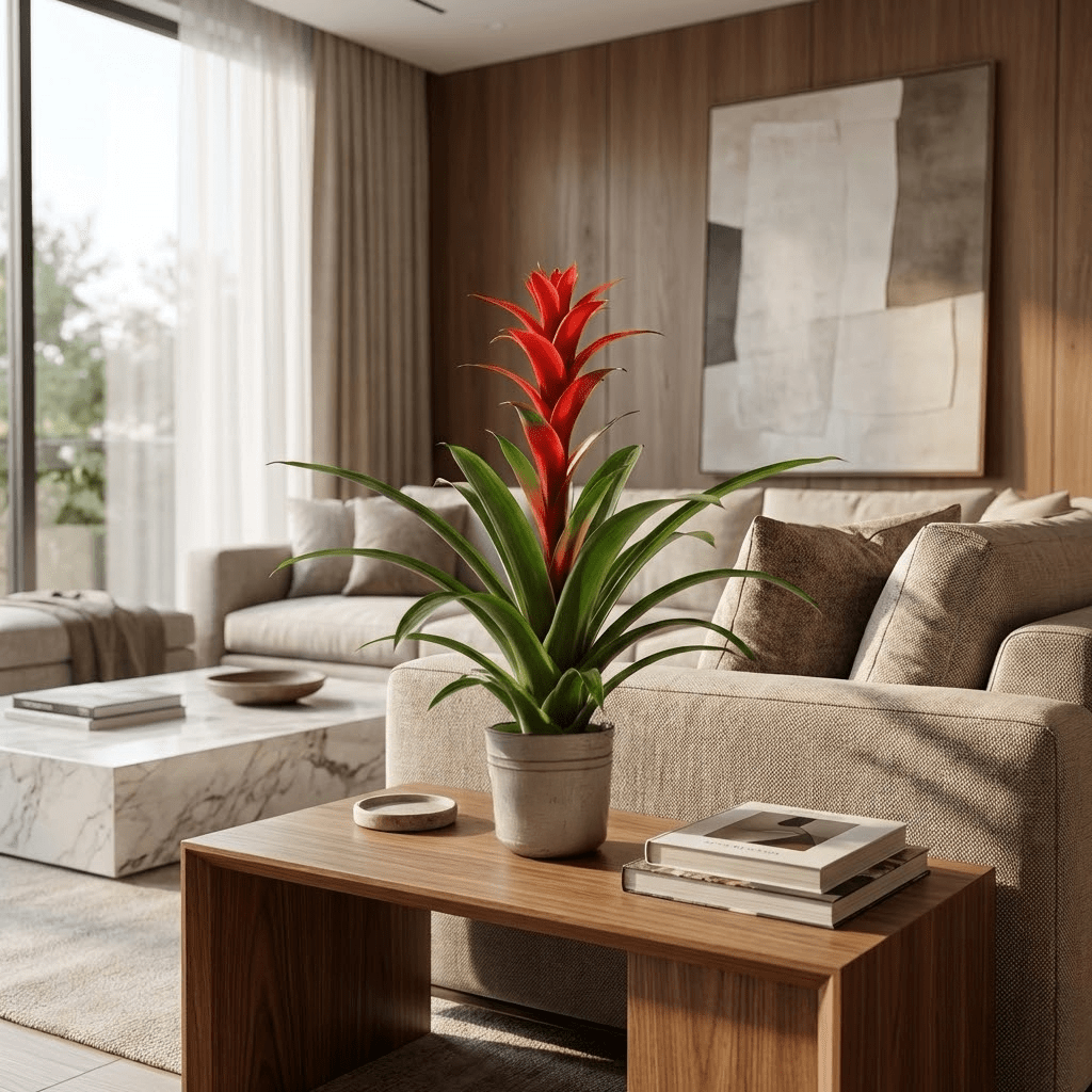 Bromelia Guzmania Roja