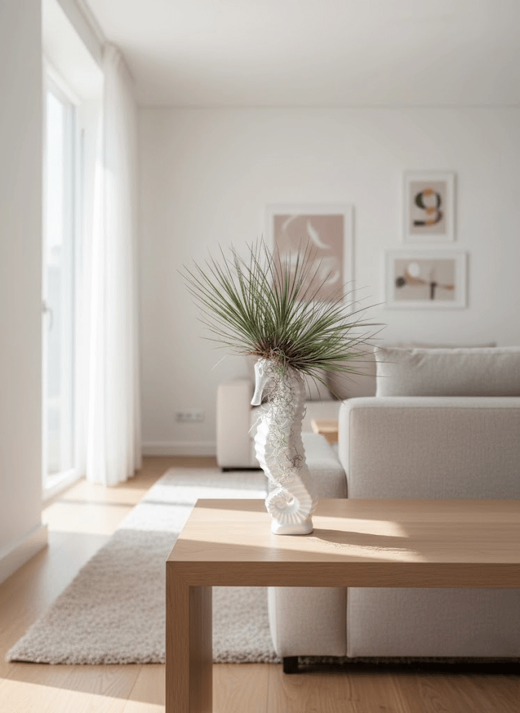 Caballo de Mar con Tillandsias
