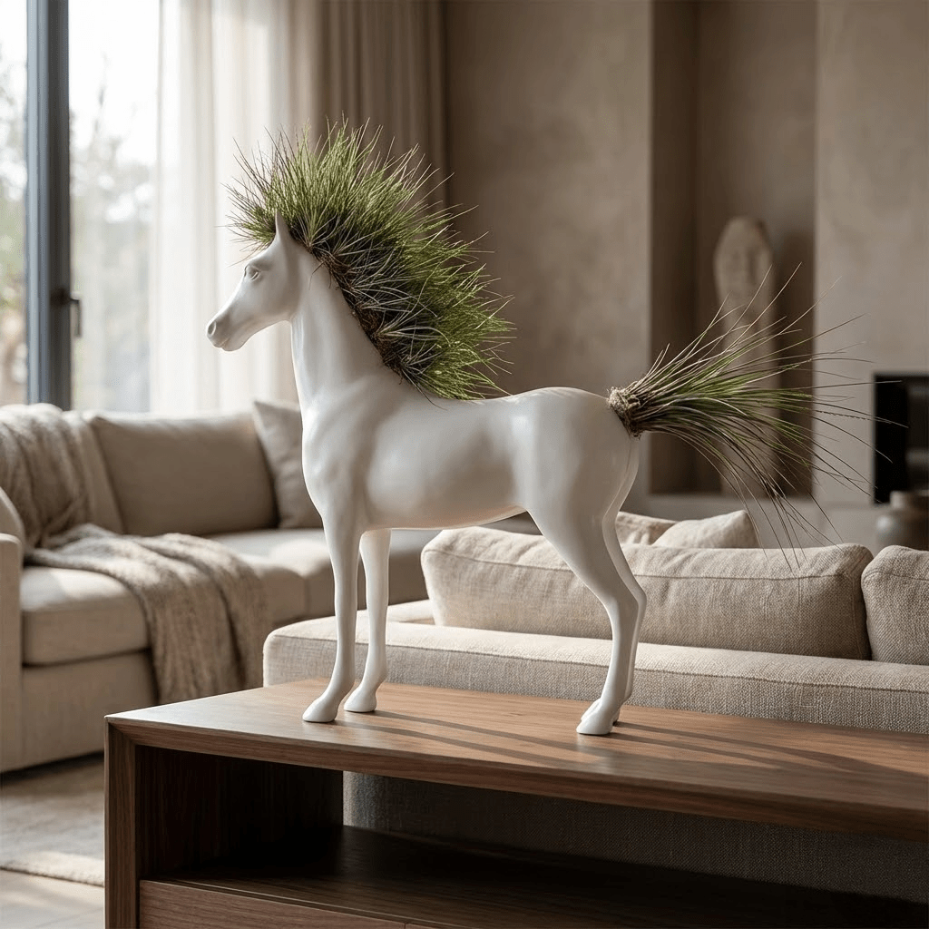Caballo Grande con Tillandsia
