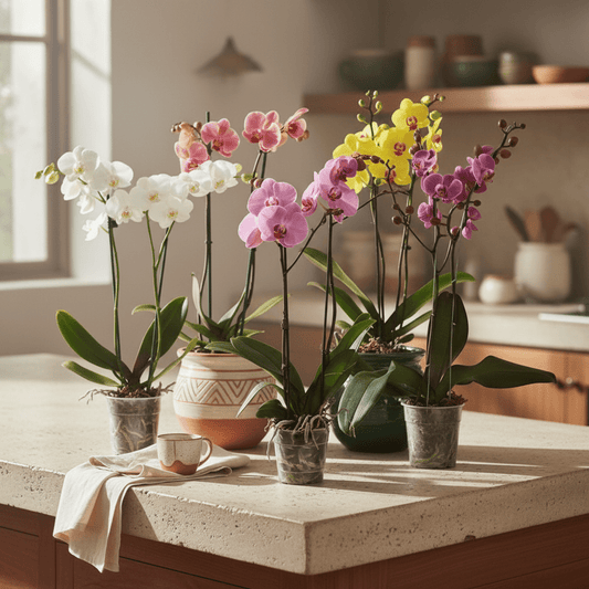 Orquídeas Phalaenopsis de dos Varas