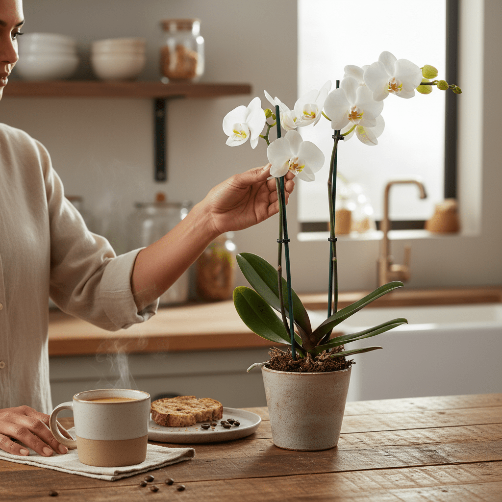 Orquídeas Phalaenopsis de dos Varas