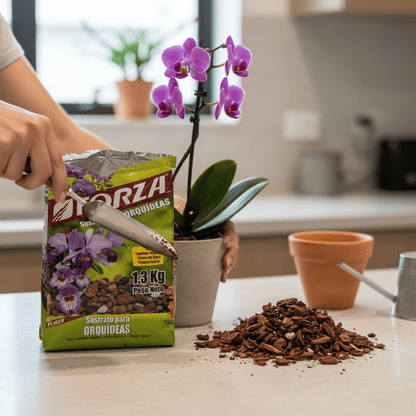 Sustrato para orquídeas