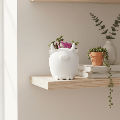 Toro con suculentas