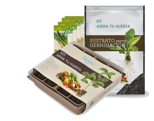 Plano entero arma tu huerta