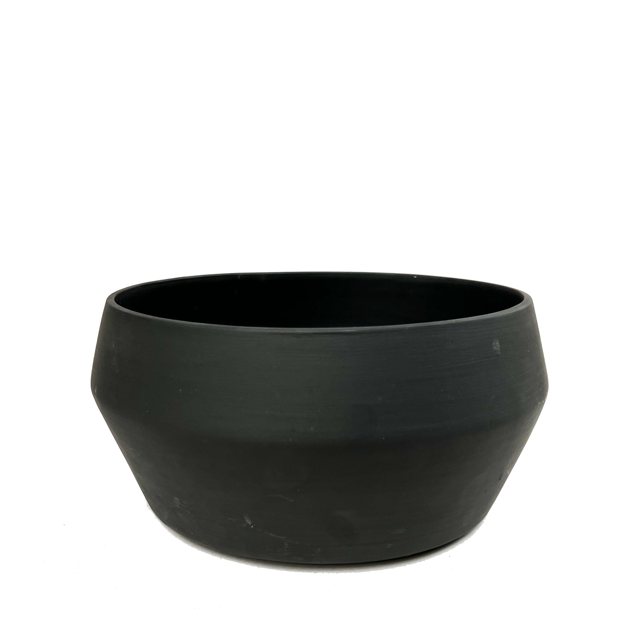 Matera de cerámica negro