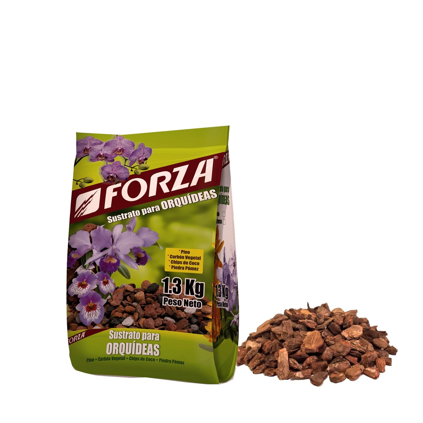 Foto de sustrato de orquídeas