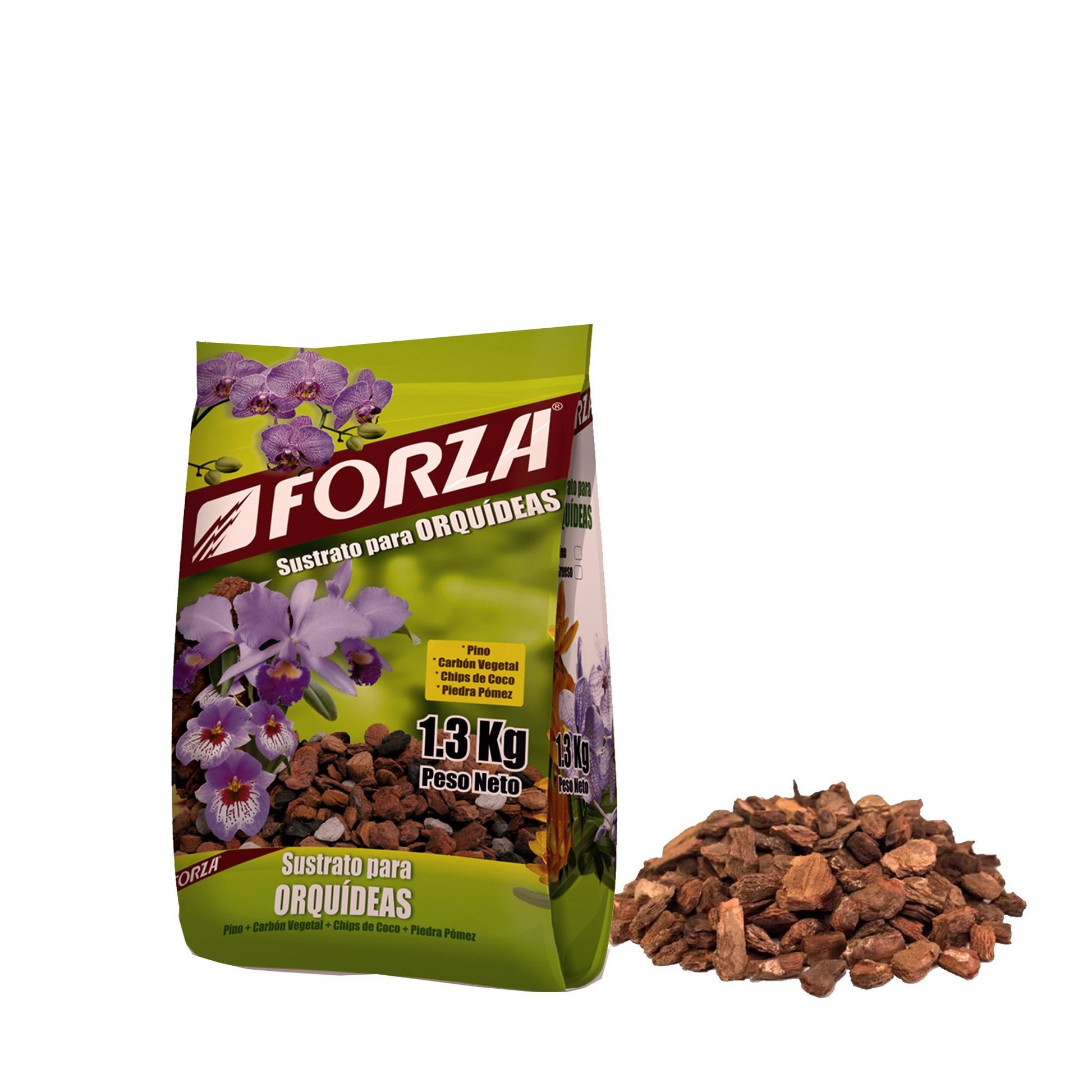 Foto de sustrato de orquídeas